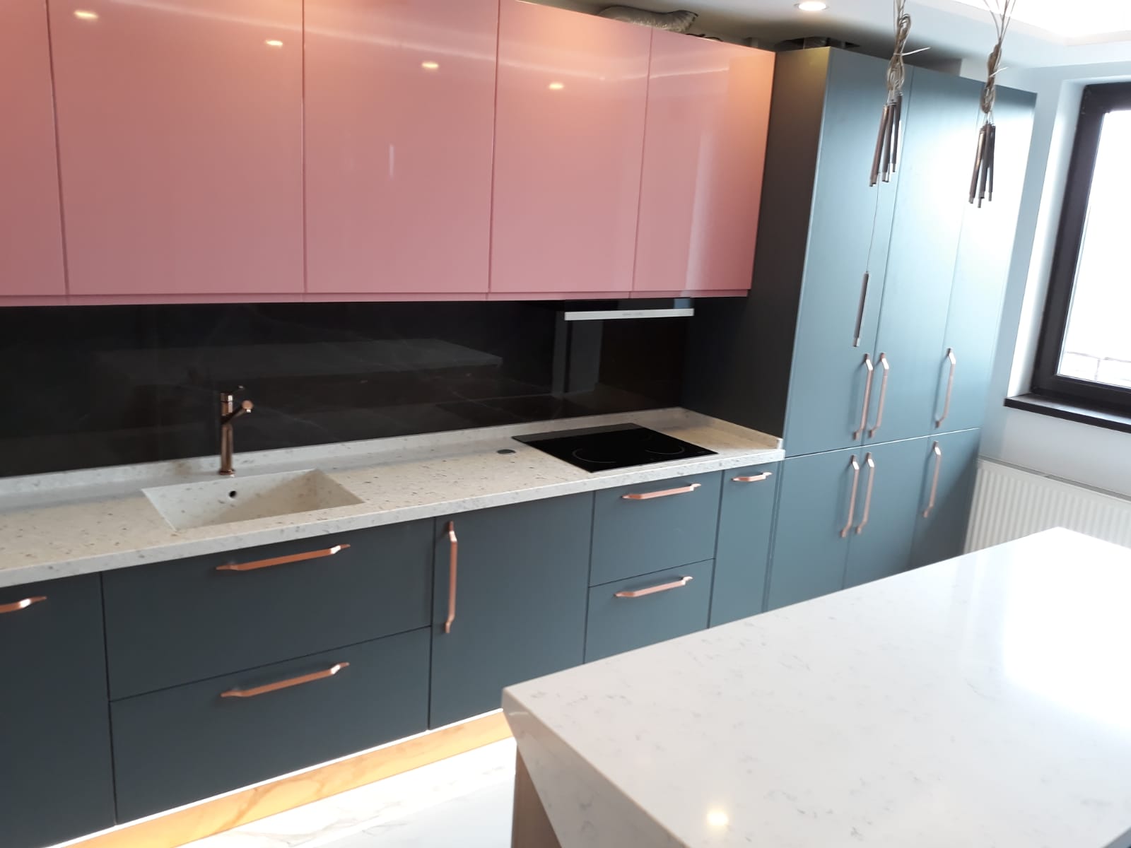 Blat Bucatarie quartz Cashmere Carrara – Bucuresti — imaginea 2