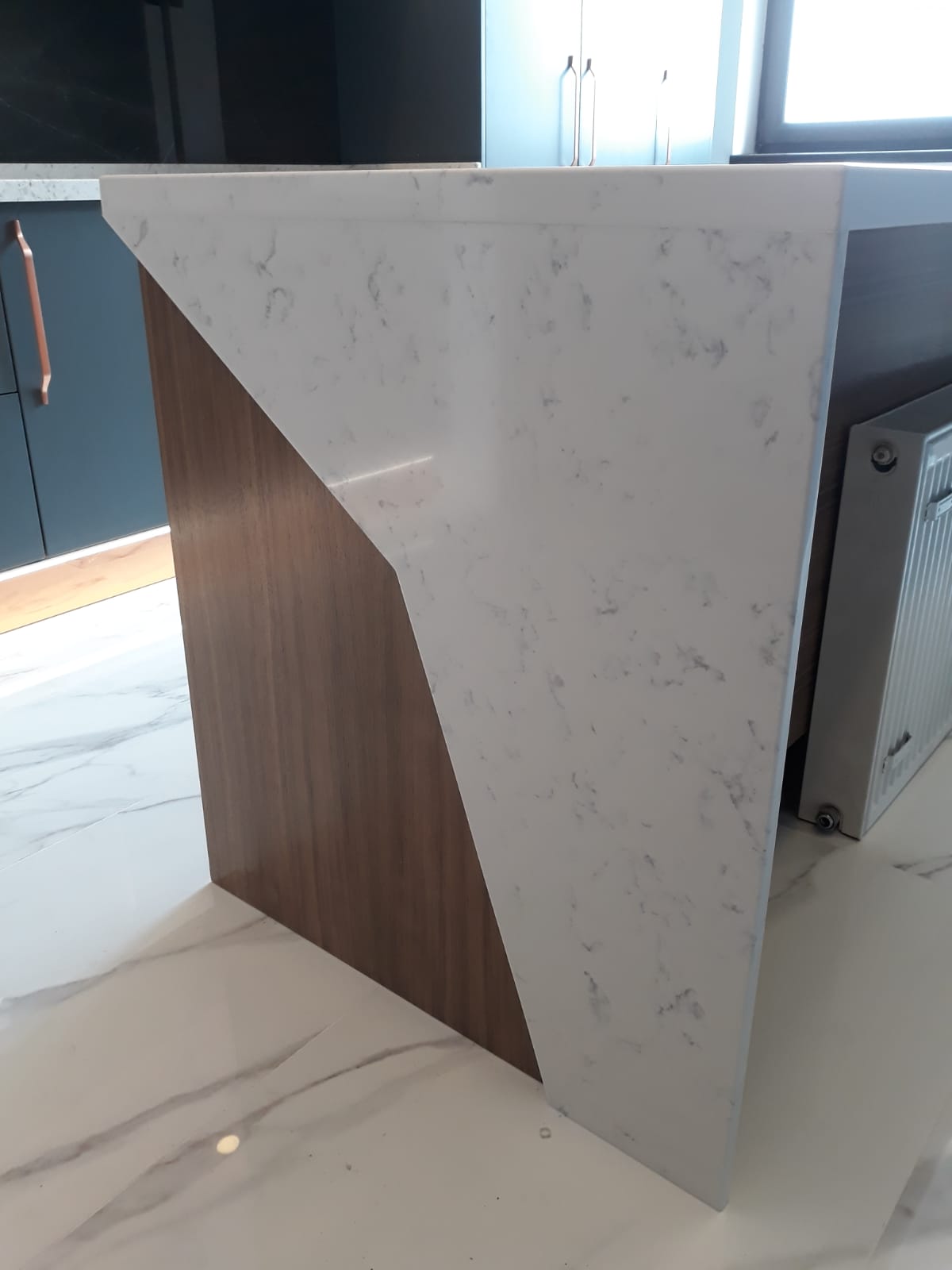 Blat Bucatarie quartz Cashmere Carrara – Bucuresti — imaginea 9