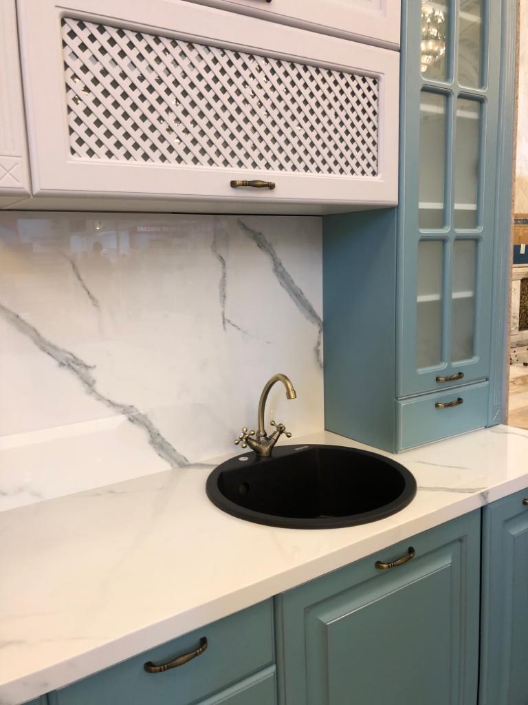 Blat bucatarie ceramica Calacatta White 01 – Bucuresti — imaginea 6