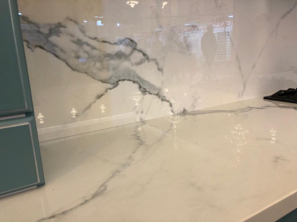 Blat bucatarie ceramica Calacatta White 01 – Bucuresti — imaginea 11