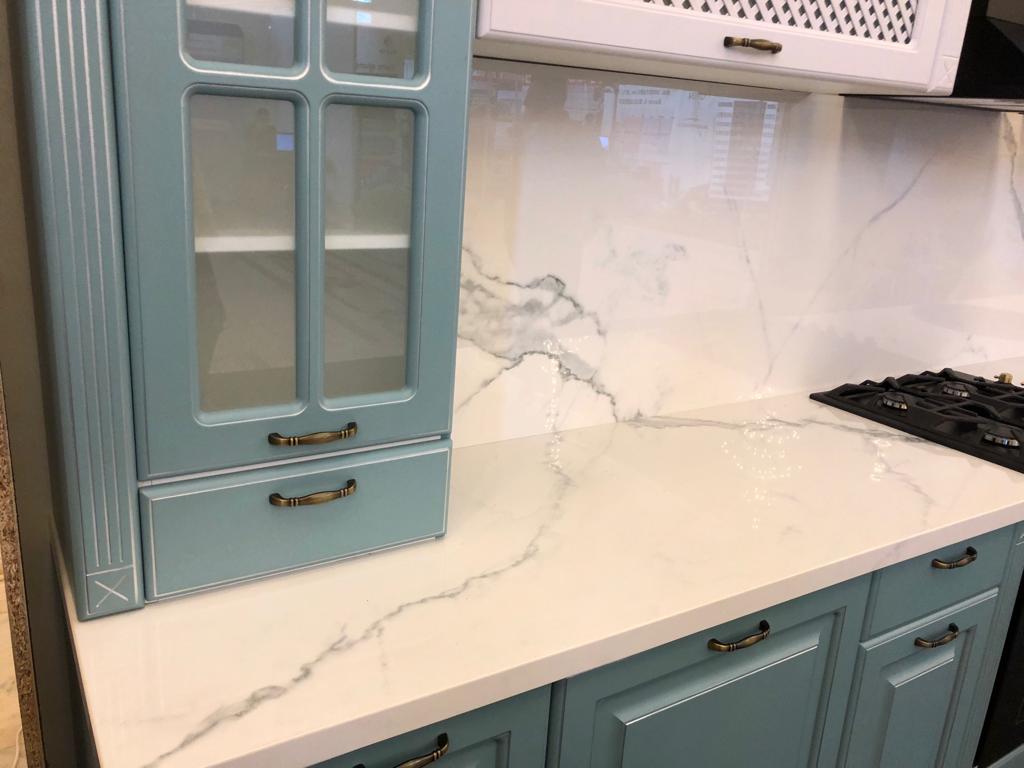 Blat bucatarie ceramica Calacatta White 01 – Bucuresti — imaginea 12