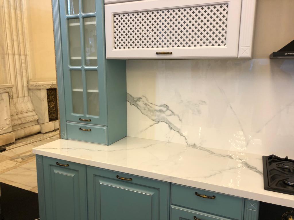 Blat bucatarie ceramica Calacatta White 01 – Bucuresti — imaginea 14