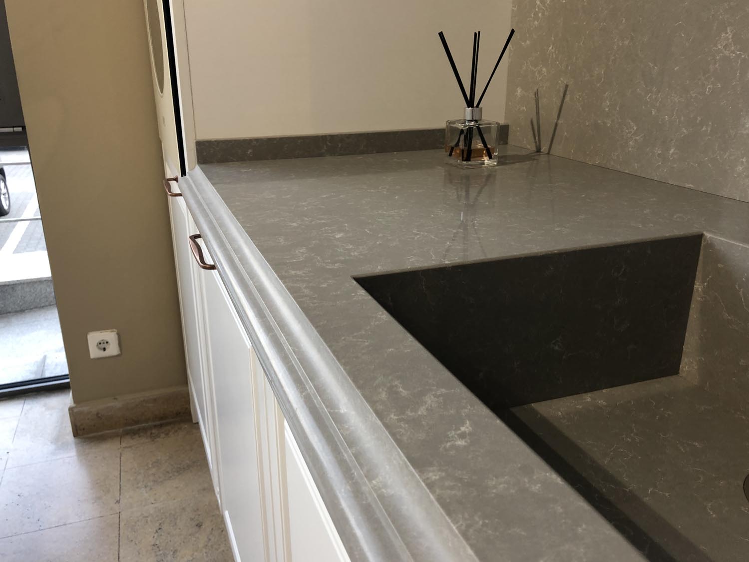 Blat Bucatarie quartz Tundra 02 – Bucuresti — imaginea 5