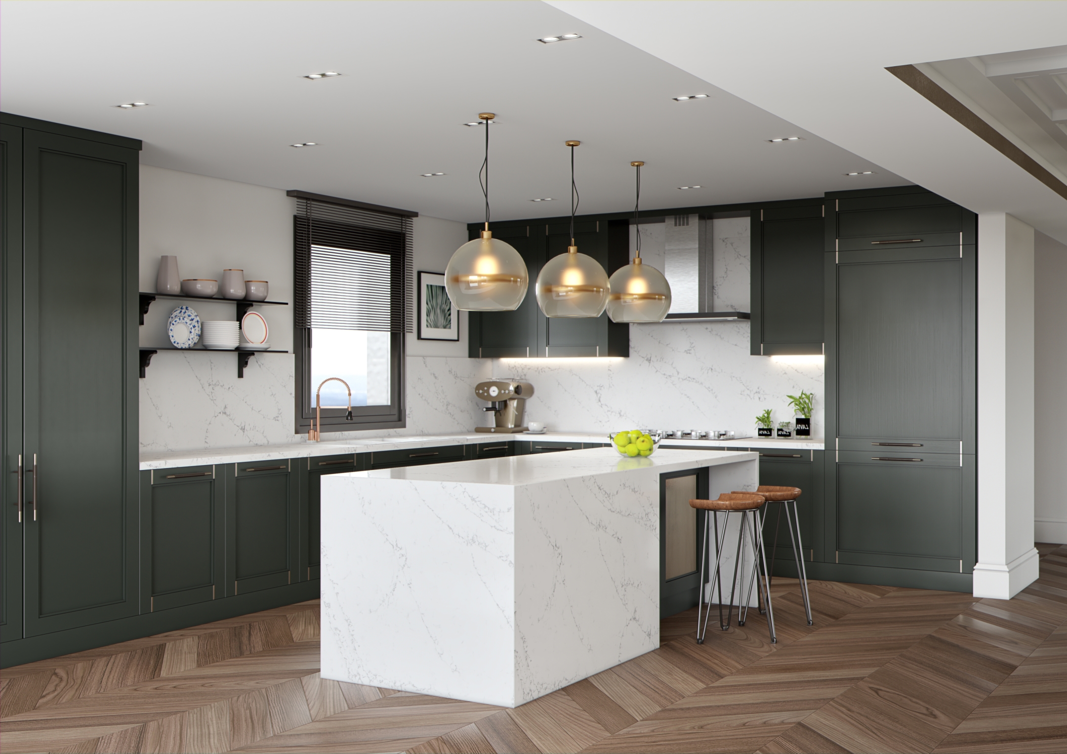Blat de bucatarie QUARTZ STATUARIO CRUX