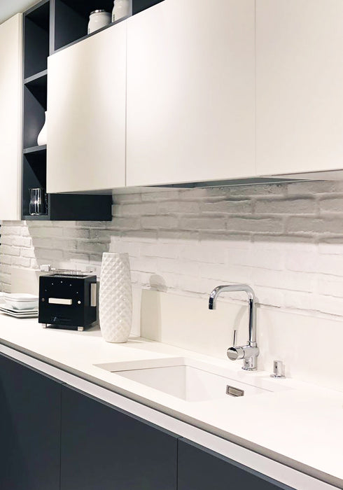 Blat de bucatarie QUARTZ SUPERWHITE 13 ROCFACE