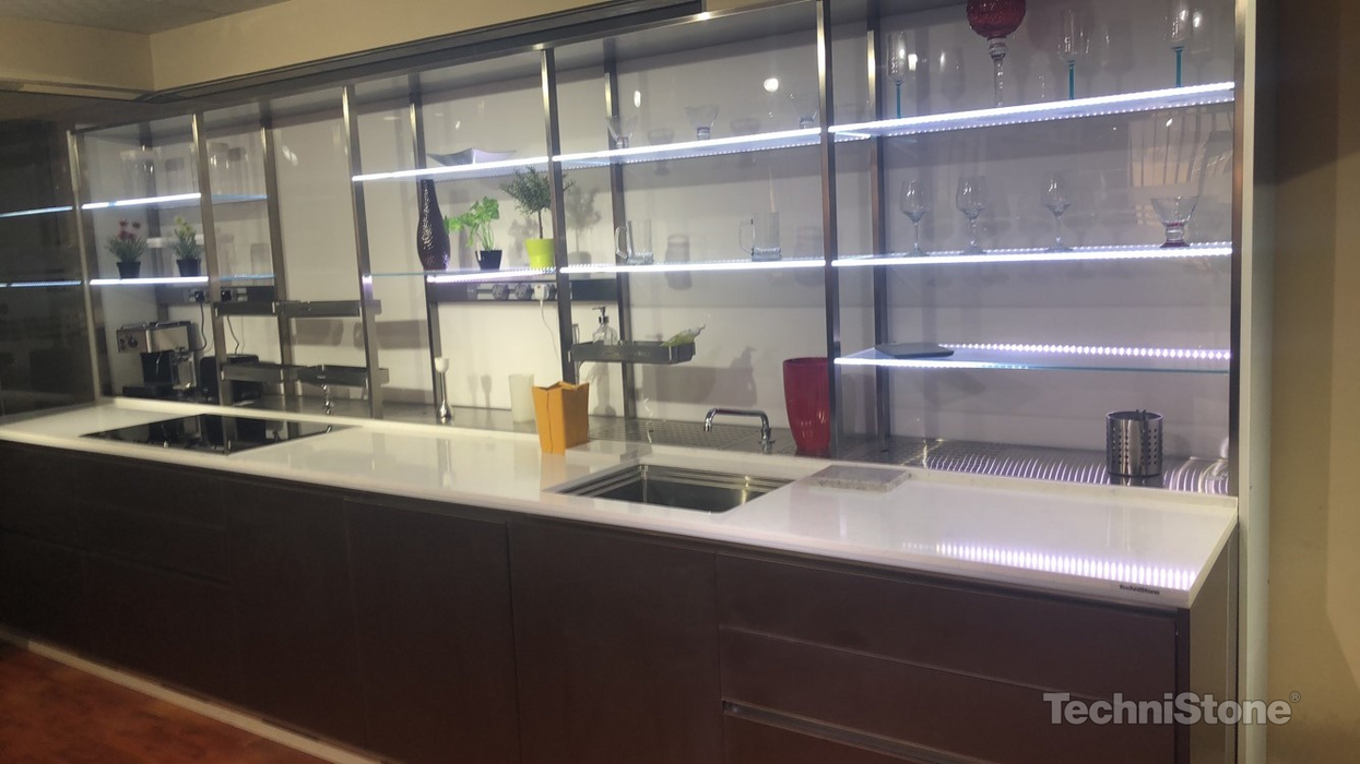 Blat de bucatarie QUARTZ NOBLE ARETI BIANCO