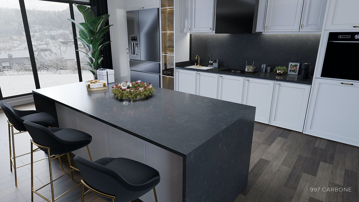 Blat de bucatarie QUARTZ 997 CARBONE