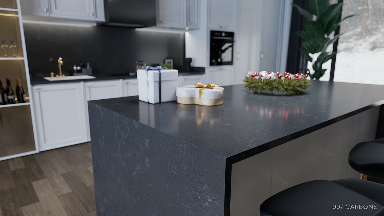 Blat de bucatarie QUARTZ 997 CARBONE