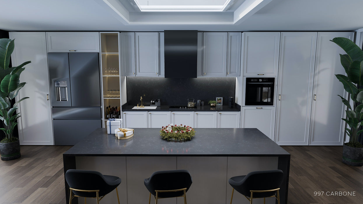 Blat de bucatarie QUARTZ 997 CARBONE