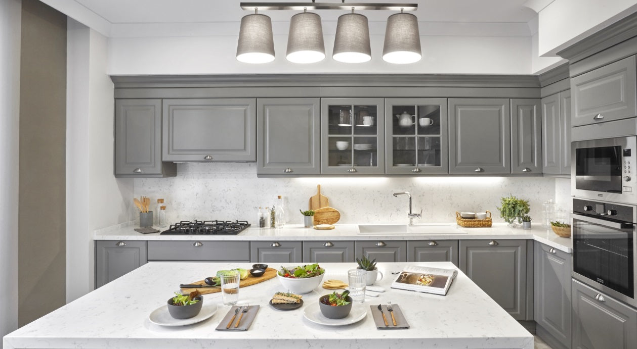 Blat de bucatarie QUARTZ KASHMERA WHITE