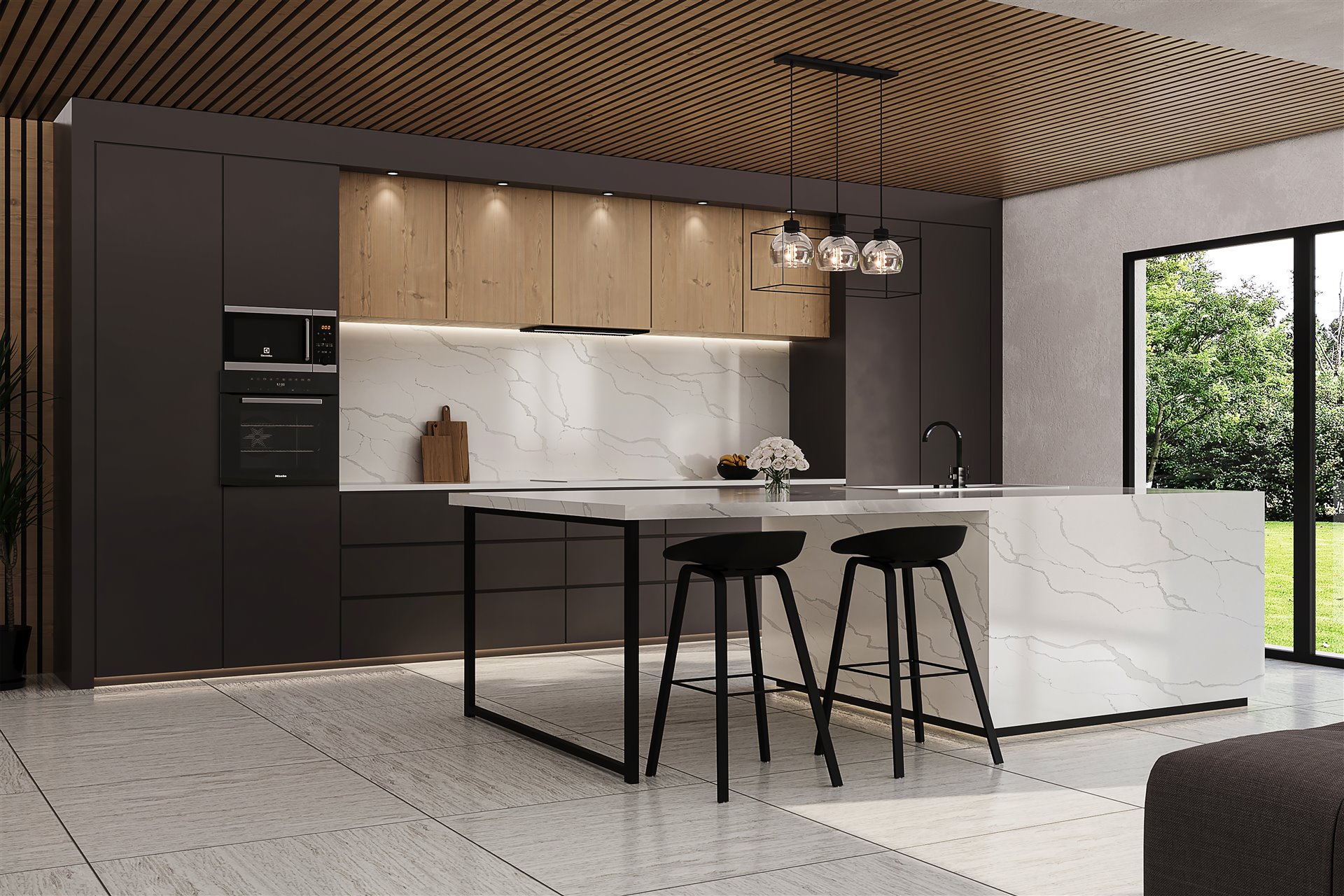 Blat de bucatarie QUARTZ 7352 CALACATTA CIARA