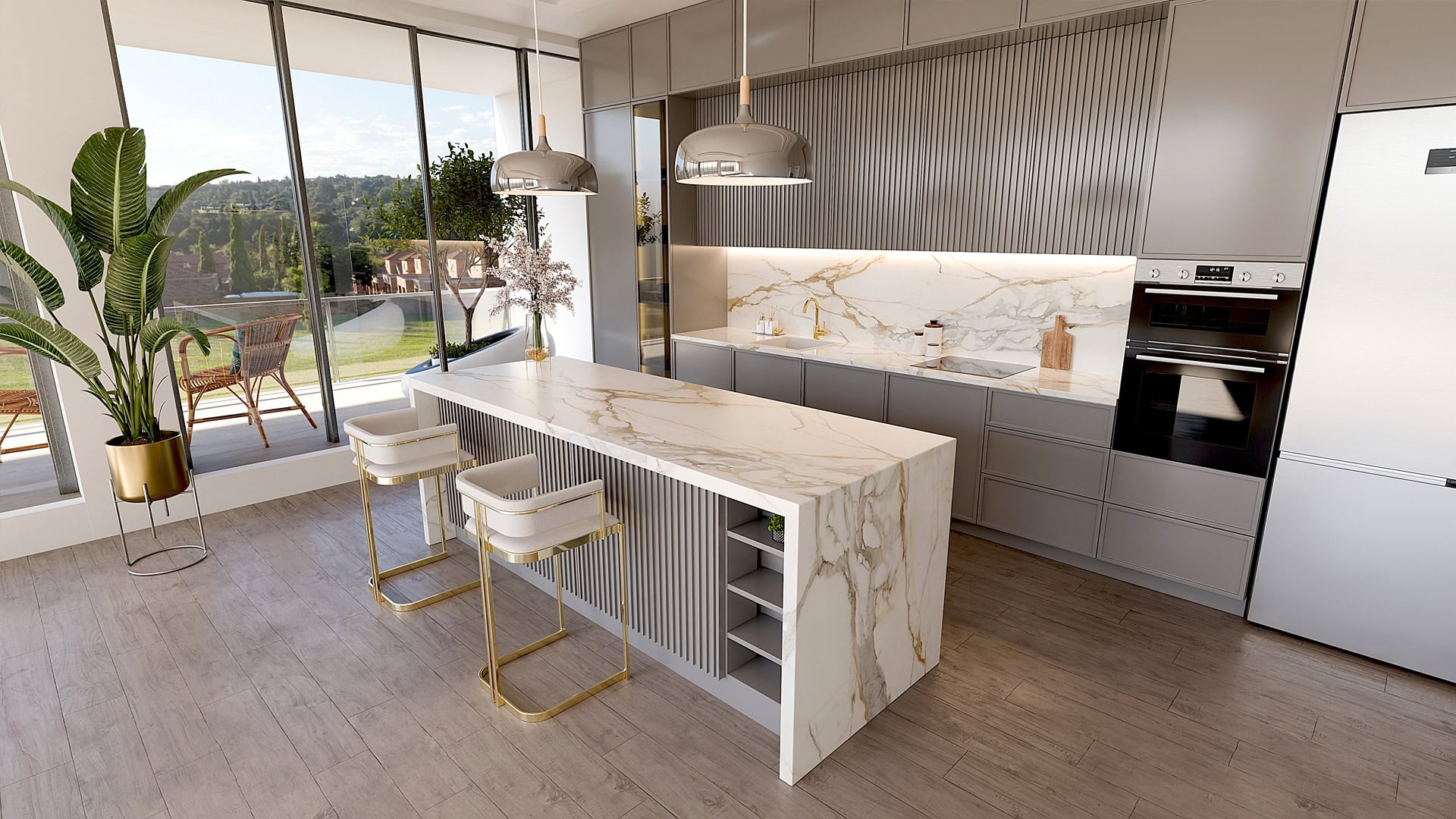 Blat de bucatarie QUARTZ 2081 CALACATTA ANKA