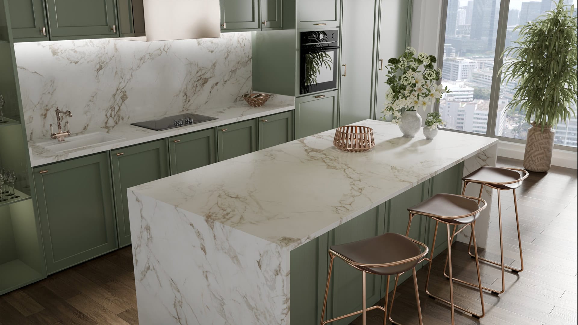 Blat de bucatarie QUARTZ 2057 HATRA