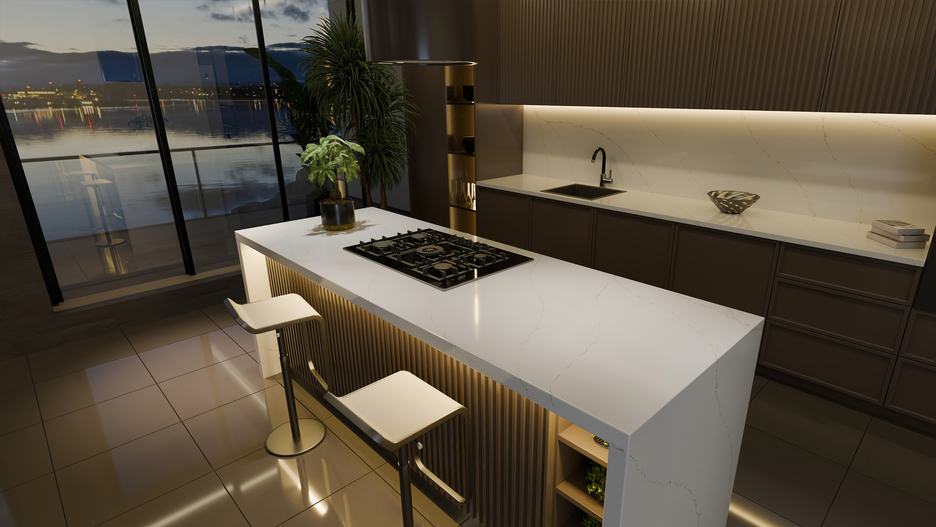 Blat de bucatarie QUARTZ 970 THYRA